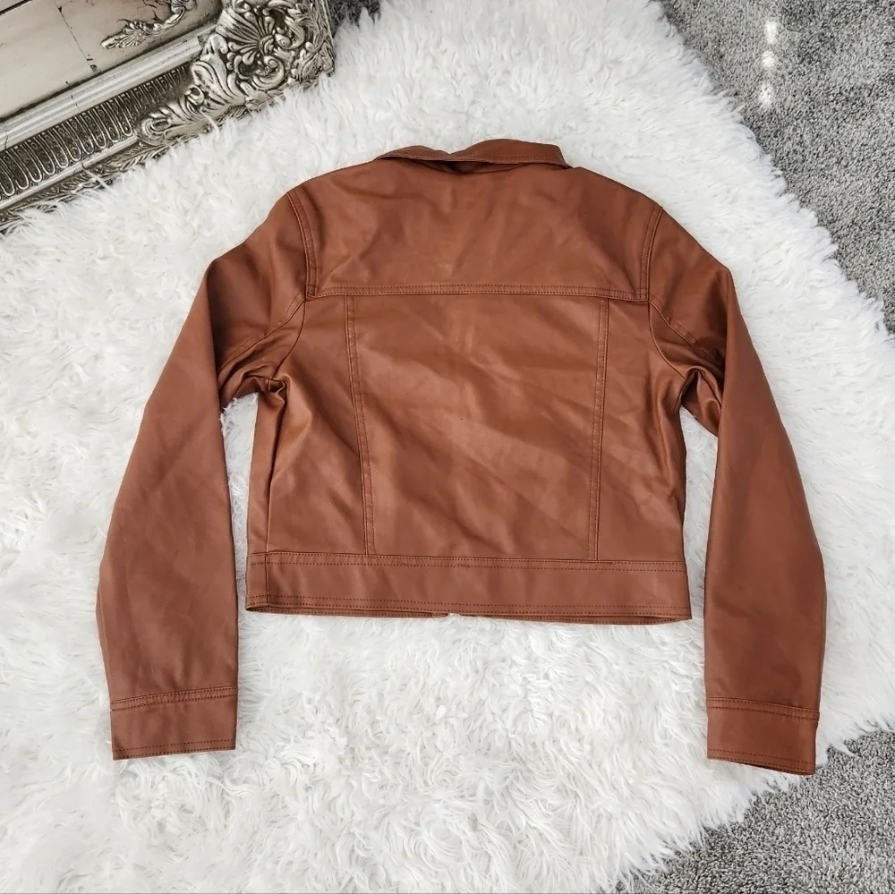 New Look Faux Leather Jacket. Size Medium. New without tags.